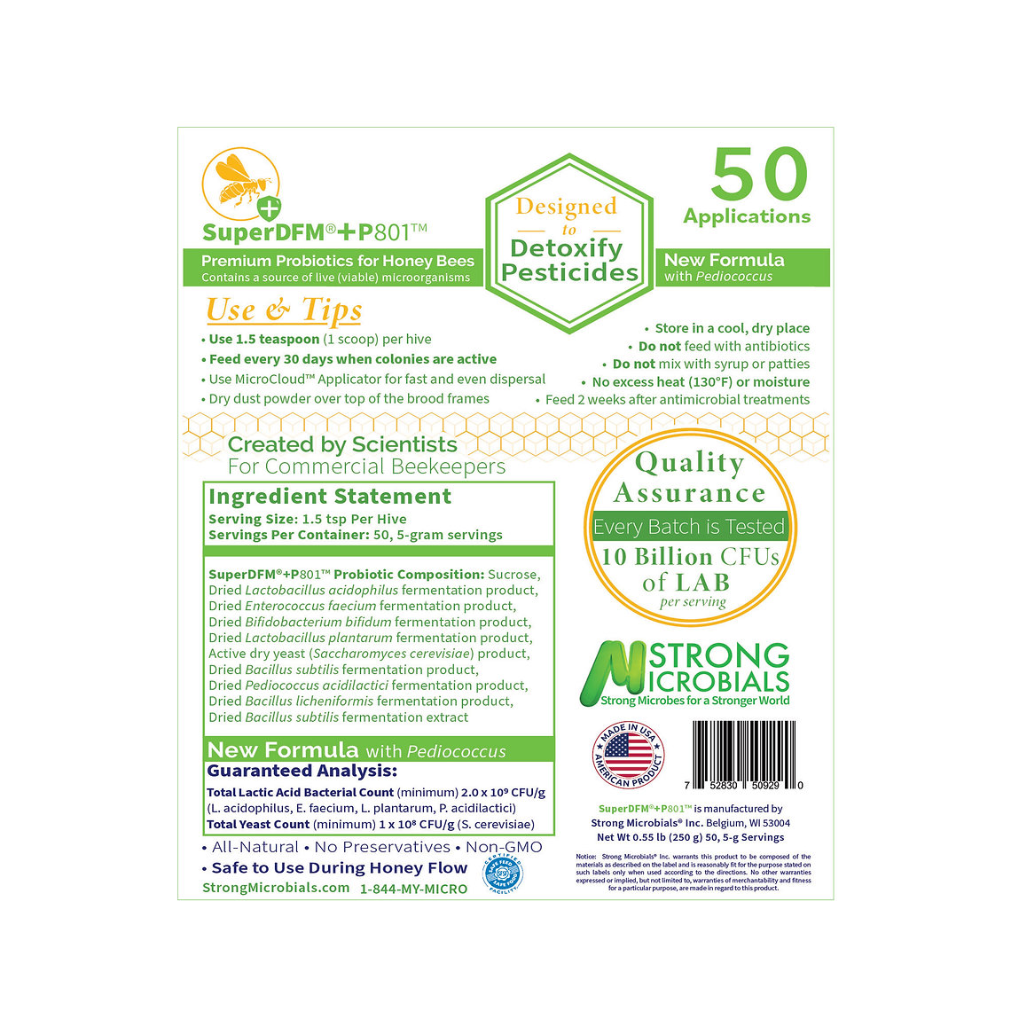 Super DFM+P801: (Probiotic Protection From Pesticides) - Image 2