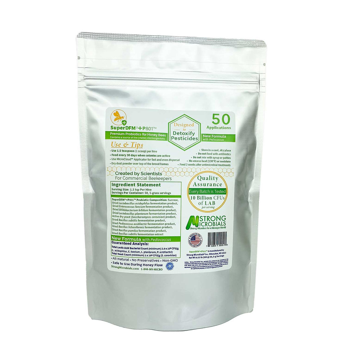 Super DFM+P801: (Probiotic Protection From Pesticides)