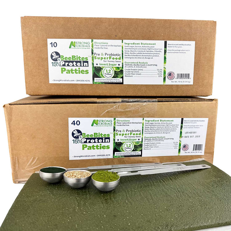 BeeBites 15% Protein (1lb. Patties)